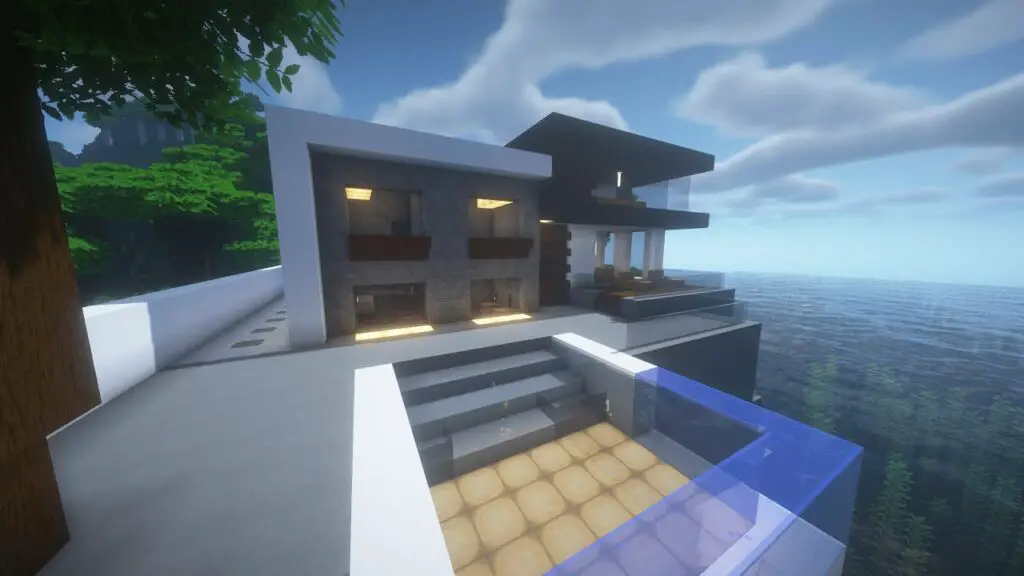 Minecraft Modern House Timelapse #1