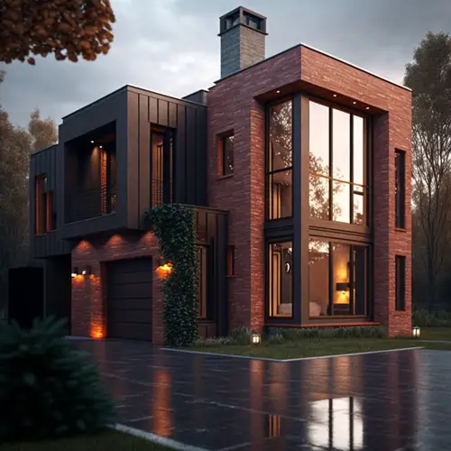 Modern Brick House